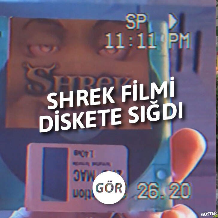 Bir Reddit kullanıcısı, Shrek filmini 1,44 MB’lık diskete sığdırmayı başardı