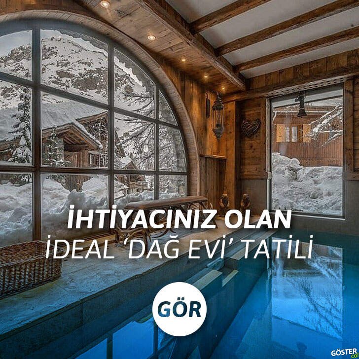Fransız Alplerindeki muhteşem lüks dağ evi, yorgun yılın ardından hak ettiğiniz tatili vaat ediyor