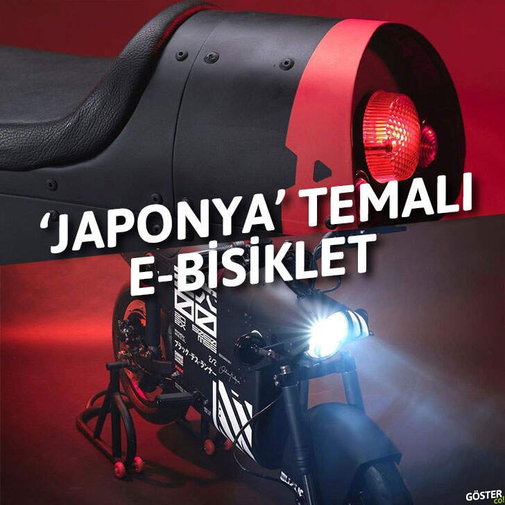 Japonya’dan esinlenen bu e-bisiklet, geçmişe ve geleceğe aidiyetini mükemmel şekilde gösteriyor