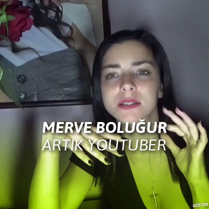 Oyuncu Merve Boluğur, ilginç bir video ile YouTube’a giriş yaptı