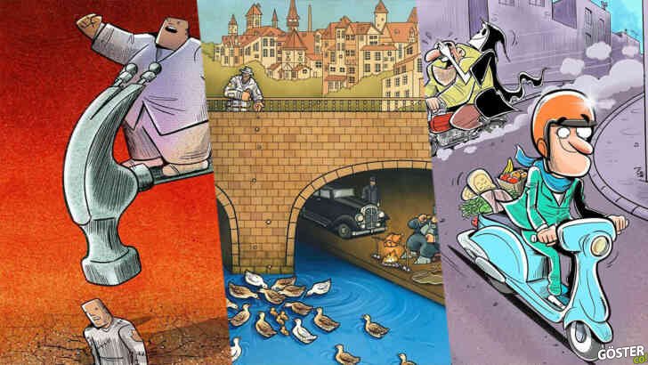 İranlı sanatçıdan, günümüz toplumunun kusurlarını ortaya koyan 30 illüstrasyon