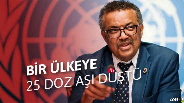 DSÖ açıkladı: Bir ülkeye parasızlıktan sadece ’25 aşı’ verilebildi