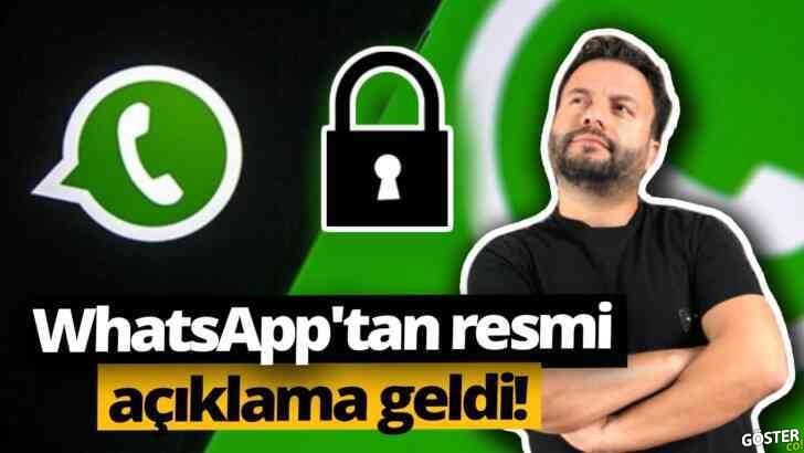 WhatsApp’tan gizlilik sözleşmesi ile ilgili resmi açıklama geldi