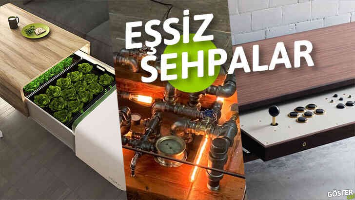 Oturma odanızın dekoruna modernlik ve pratiklik katacak özgün kahve sehpası tasarımları