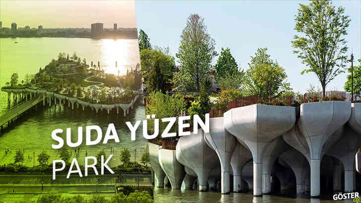 New York Şehri’nin, Hudson Nehri üzerinde yepyeni bir ‘yüzen parkı’ var