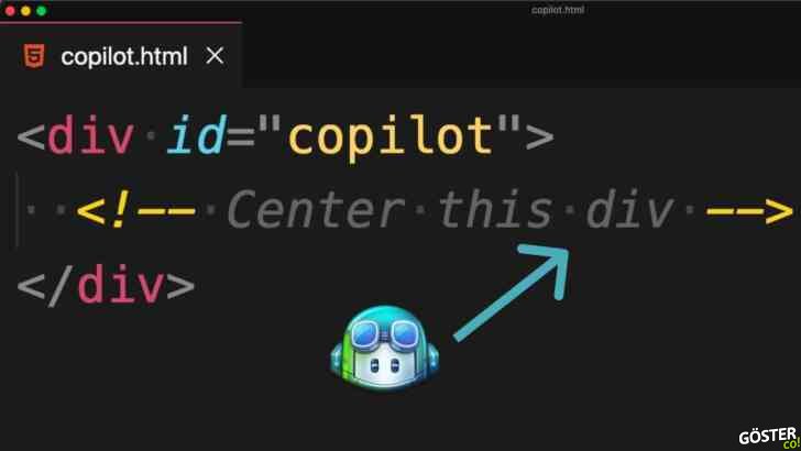 GitHub Copilot’un yapay zekası bir DIV’i ortalayabilir mi? (Kara büyü gibi görev)