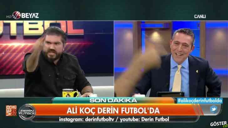 Canlı yayında uzun süredir görülmemiş türde kavga: Rasim Ozan Kütahyalı ve Ali Koç, Derin Futbol’da birbirine girdi