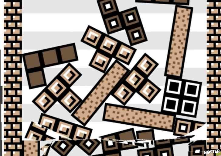 Tetris oyunu gerçek fizik motoru kullansaydı: Tuğlalar parçalara ayrılabilirmiş, onu öğrenmiş olduk en azından