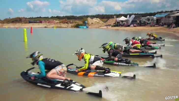 Değişik bir spor ‘Jetsurf’: Daha çok, botsuz ski de diyebiliriz