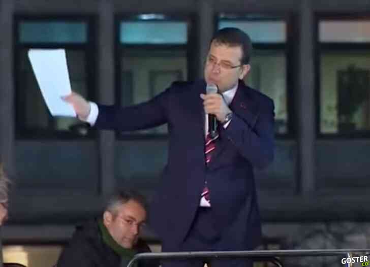 Hakkında hapis ve siyasi yasak kararı çıkan İmamoğlu’ndan Saraçhane’de tarihi konuşma