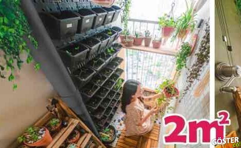 Ruhsuz minik bir balkon, nasıl muhteşem bir yaşam alanına dönüştürülür?