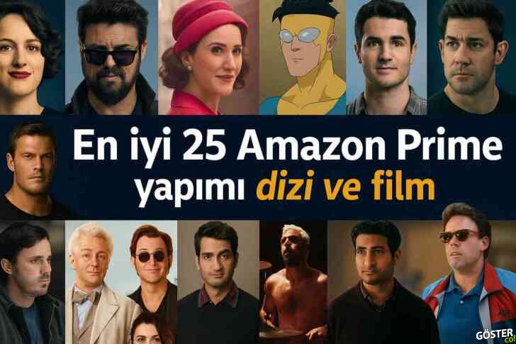 En iyi 25 Amazon Prime yapımı dizi ve film