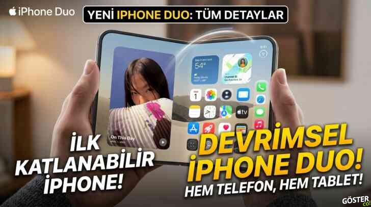 Apple’ın ilk katlanabilir telefonu iPhone Duo hakkında her şey